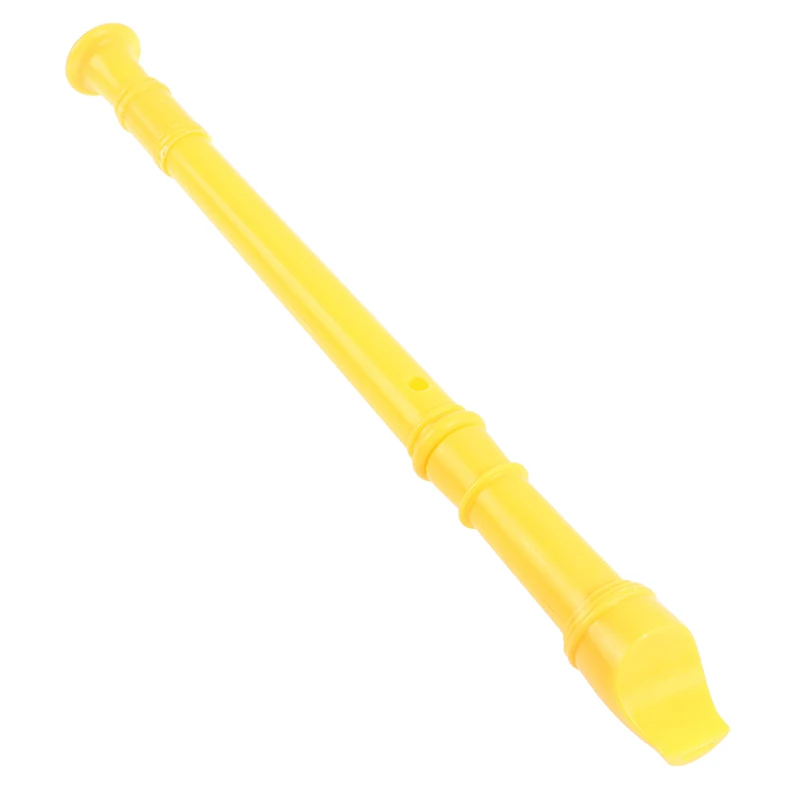 8 Holes Plastic Recorder Long Flute Woodwind Instrument Colorful Kids' Instruments Gift Flute