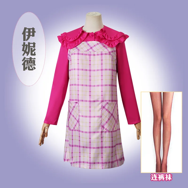 

Wednesday Enid Cosplay Costume Movie Addams Women Dress Outfits Halloween Carnival Party Suits