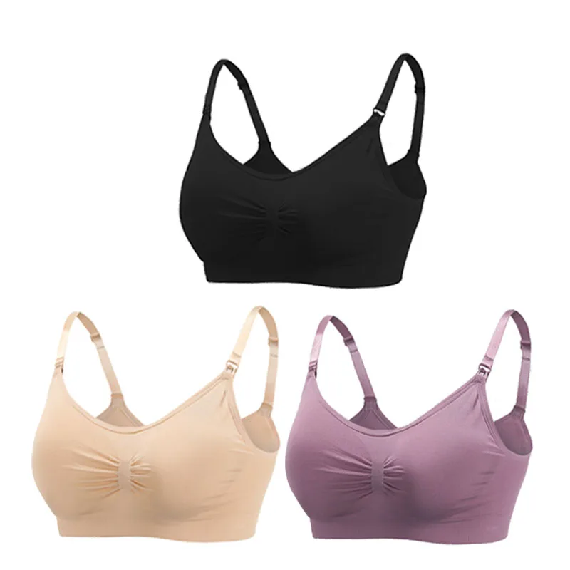 used maternity clothes near me 3PC/lot Maternity Nursing Bras Cotton Breastfeeding Pregnant Women Pregnancy Underwear Breast Feeding Bra Clothing Lactancia summer maternity clothes Maternity Clothing