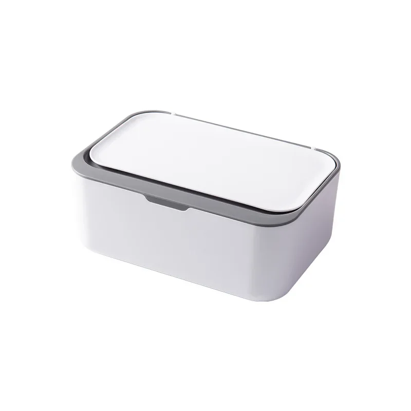 Wet Wipes Dispenser with Lid Dustproof Tissue Storage Box for Home Office Baby Wet Tissue Mask Storage Box Kitchen Organizer