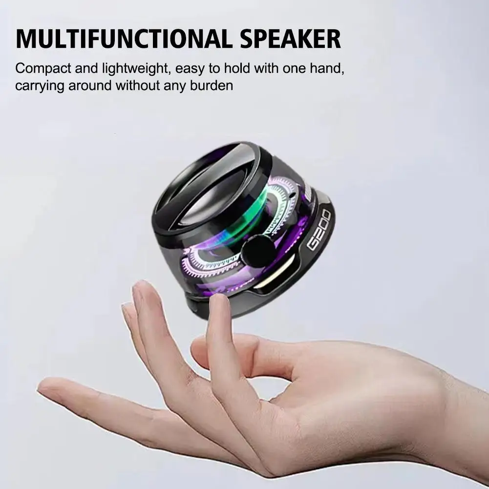 G200 Magnetic Bluetooth Speaker Multifunctional Portable True Pairing Quick Wireless Speaker Charge Definition Sound Usb-c I0n9 bluetooth speaker portable speaker