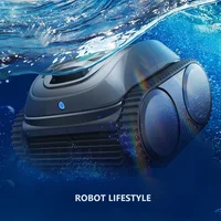 Wireless Robotic Swimming Pool Cleaner WYBOT C1 APP Control Clean Floor Wall Waterline Pools Cleaning Robot, Runing Time 120mins 2