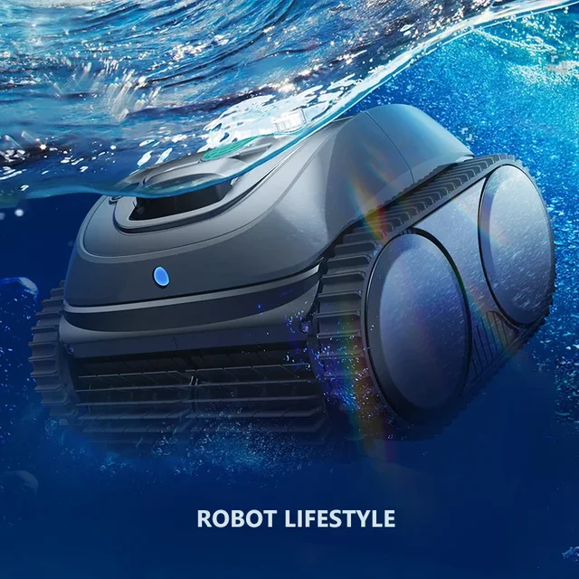 Wireless Robotic Swimming Pool Cleaner WYBOT C1 APP Control Clean Floor Wall Waterline Pools Cleaning Robot, Runing Time 120mins 2