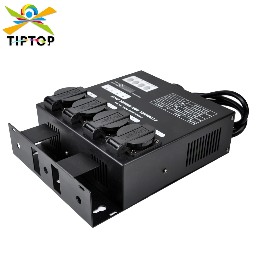

Набор мульти-переключателей TIPTOP, 4 канала, модель DMX, с 16 встроенными световыми сигналами, 4 канала, переключатель для сцены, фотолампы