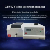721Visible Spectrometer Wavelength 325-1050nm UV Spectrophotometer Tester Precision UV-Vis Photometer With Analyser Cuvette Kit 2