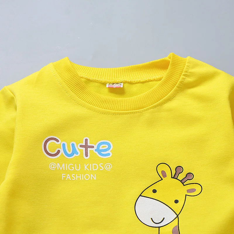 New Spring Autumn Baby Girl Clothes Children Casual T-Shirt Pants 2Pcs/Sets Toddler Costume Kids Boys Outfits Infant Tracksuits