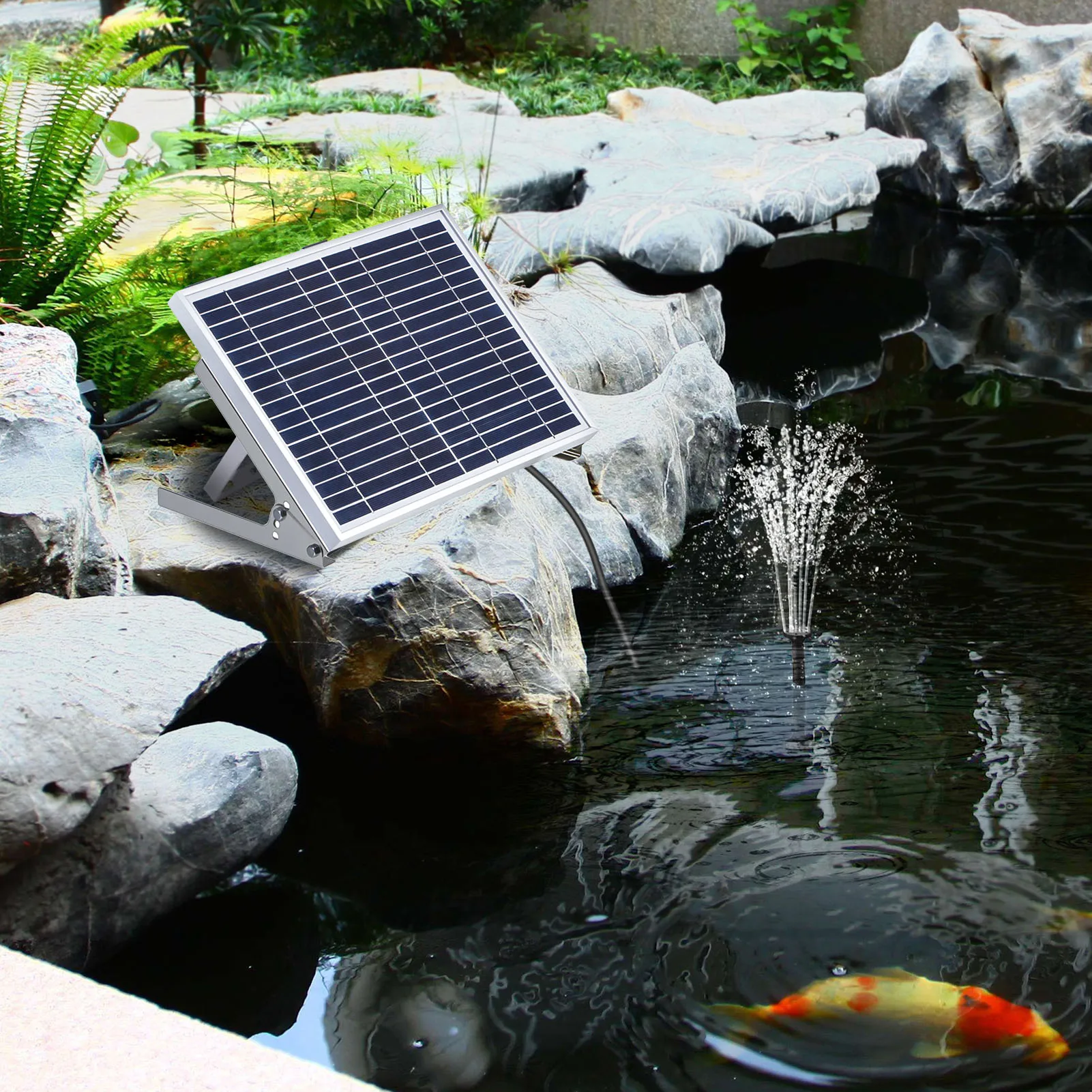 

10W Solar Fountain Watering kit Power Solar Pump Pool Pond Submersible Waterfall Floating Solar Water Fountain For Garden