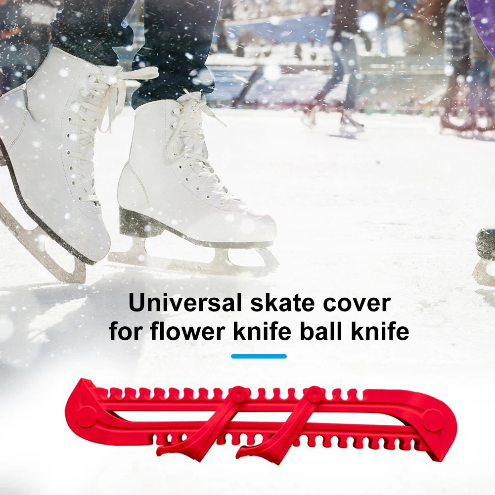 Plastic Ice Blade Protector Non-Slip Universal Ice Blade Cover Wear-Resistant Walking Covers Protection for Figure Skating
