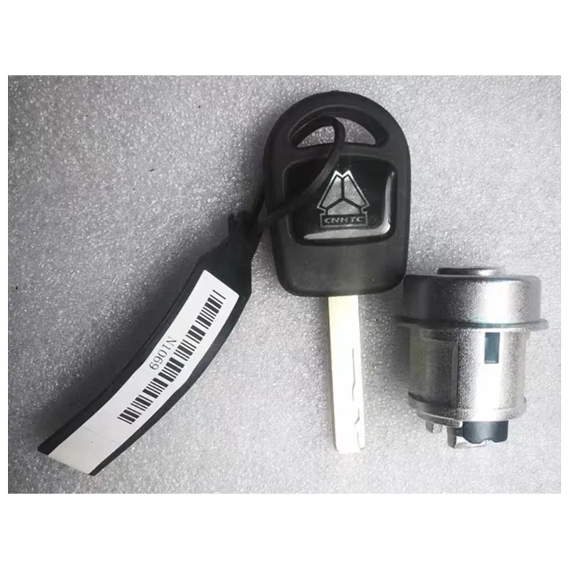Ignition Lock Start Key For SINOTRUK HOWO T5G 340 Electric Lock Switch Truck Parts