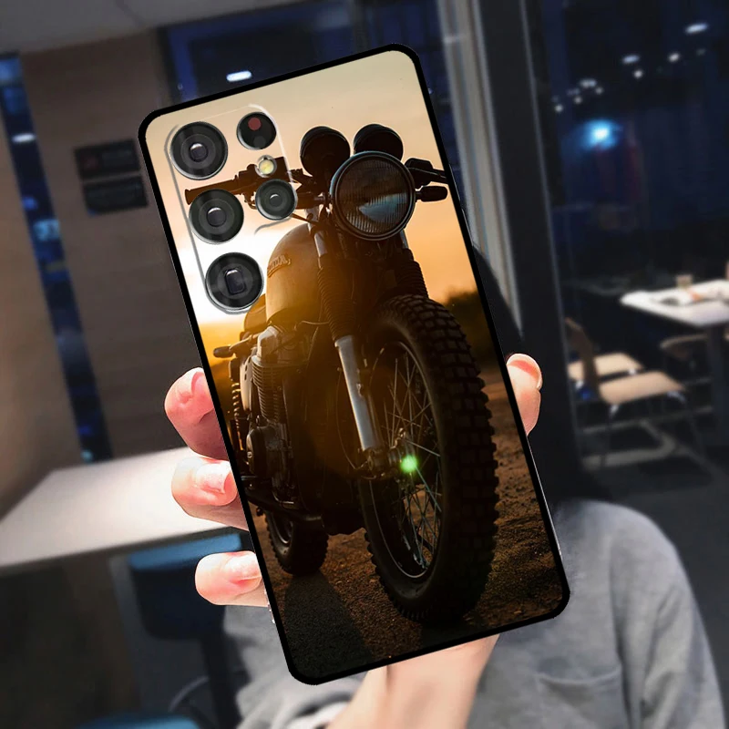 Vintage Motorcycle Design Phone Case