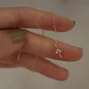 Monkton S925 Sterling Silver Plating 14K Gold Necklace for Women Zircon Key light luxury Mini Clavicle Chain Jewelry Accessories 2