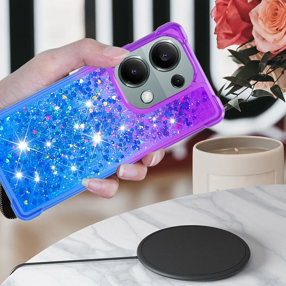 Bling Moving Liquid Glitter Waterfall Phone Case