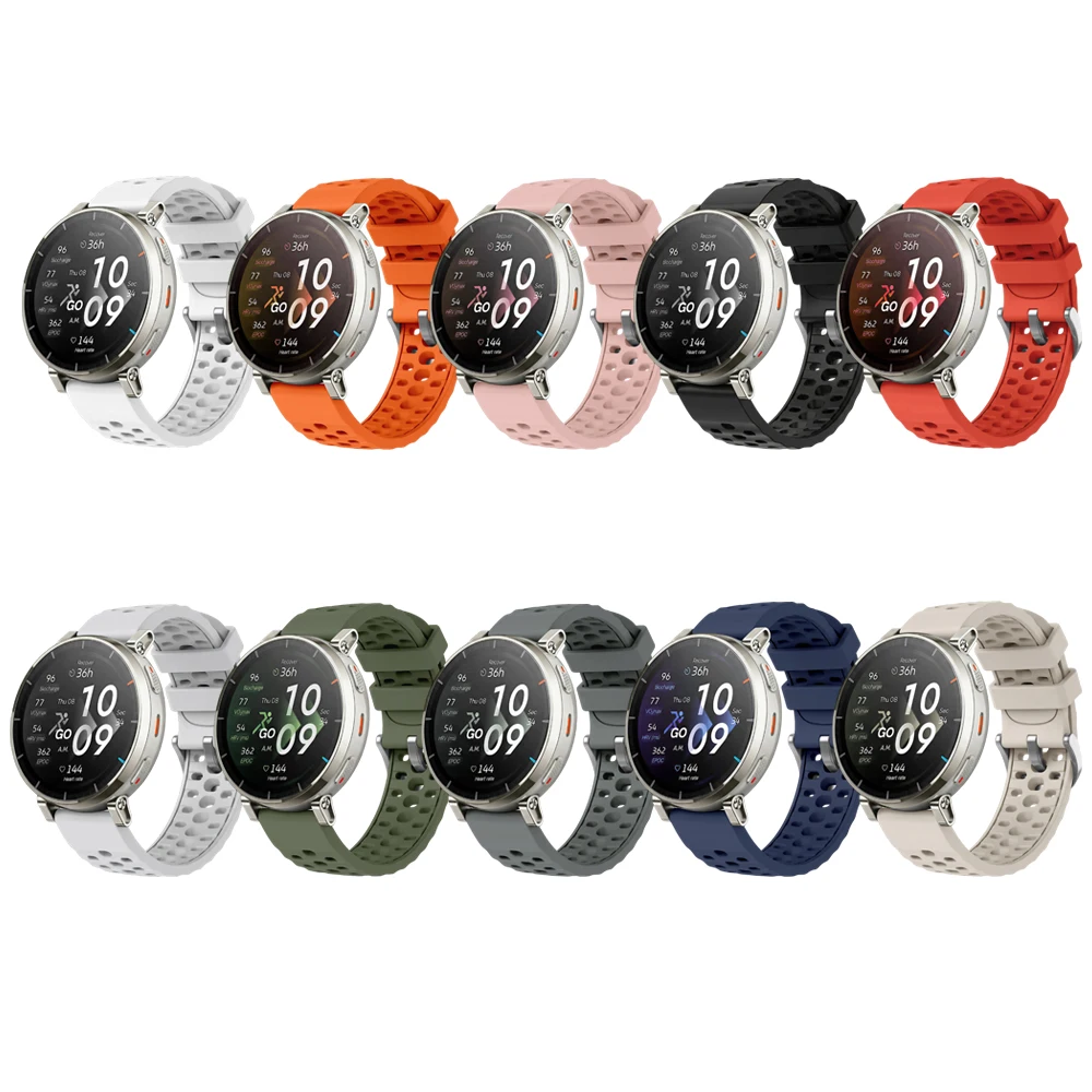 Official Style Silicone Sports Watch Strap - Premium Breathable Design