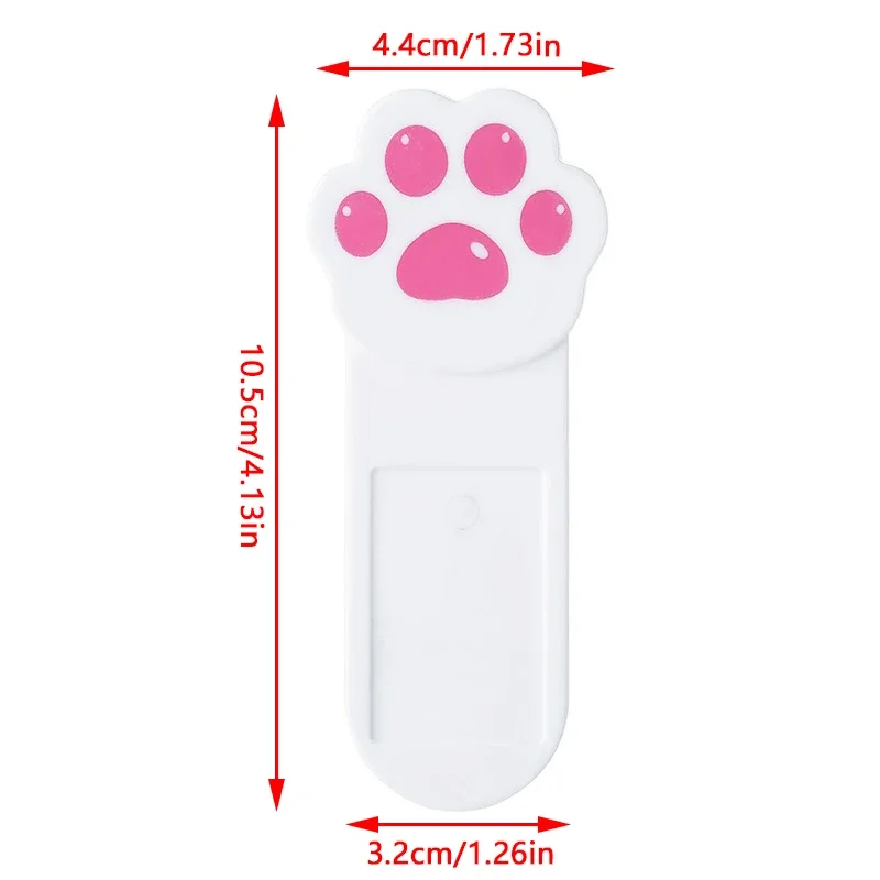 Cute Cartoon Toilet Lid Lifter Creative Cat Claw Shape Toilet Handle Plastic Convenient Clamshell Opener Bathroom Home Supply