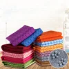 183*63cm Portable Anti-slip Sweat-absorbent Yoga Mat Towel Cloth Mat Ultra-thin Yoga Blanket Towel Blanket Workout with Bag 5