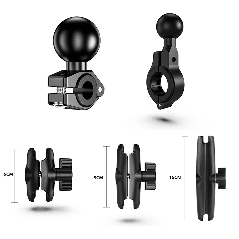 

1 дюймовый адаптер с шаровой головкой для крепления на руль мотоцикла велосипеда кронштейн для зеркала заднего вида кронштейн для камеры GoPro 10 9 8 MTB крепления