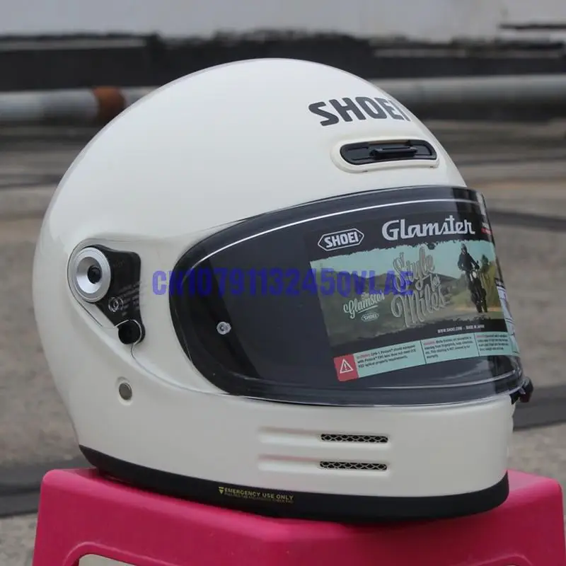 

SHOEI GLAMSTER Classic Retro Full Face Helmet, For Harley Cruise Leisure Motorcycle and Road Racing Protective Helmet Marquez