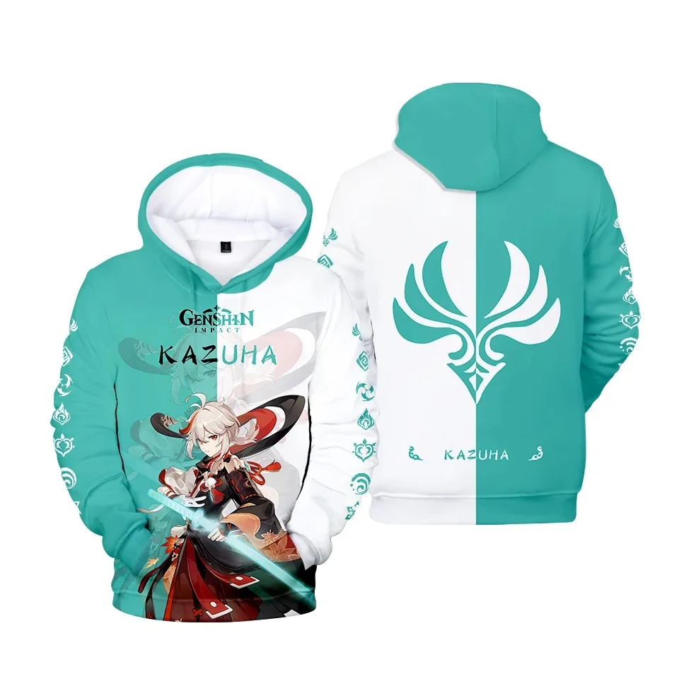 Genshin impact men's and women's sweater, kids casual sweater jacket, hip hop style, tarbia game for autumn and winter