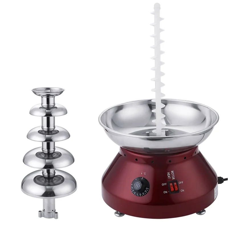 Five-layer Chocolate Fountain Machine Automatic Household Spray Tower Commercial Wedding Hall Chocolate Party Waterfall Machine