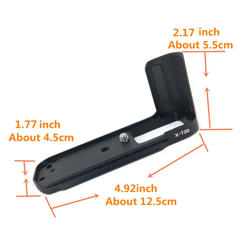 Camera hand grip MHG-XT10 Metal Hand Grip Handle for Fuji Fujifilm X-T30 etc. on Tripod Head