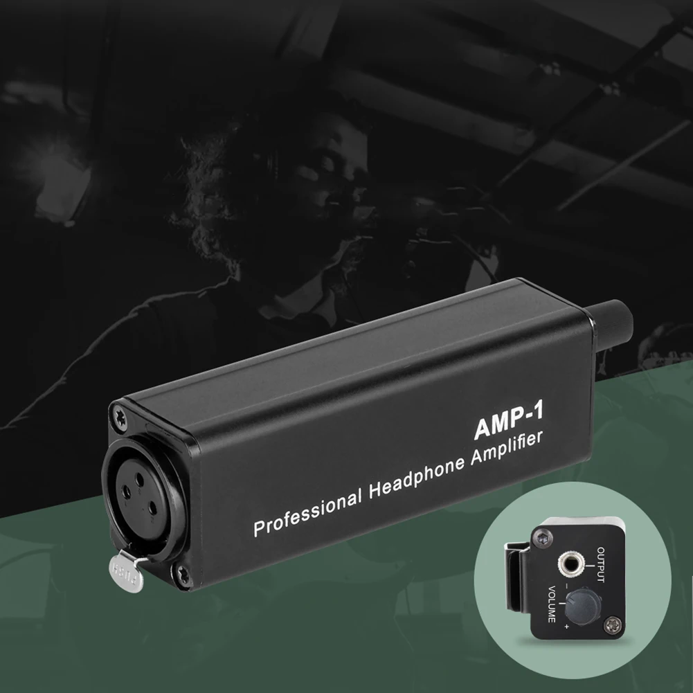 미니 휴대용 헤드폰 앰프, XLR 3.5mm 오디오 인터페이스, 무대 공연 스튜디오에 사용