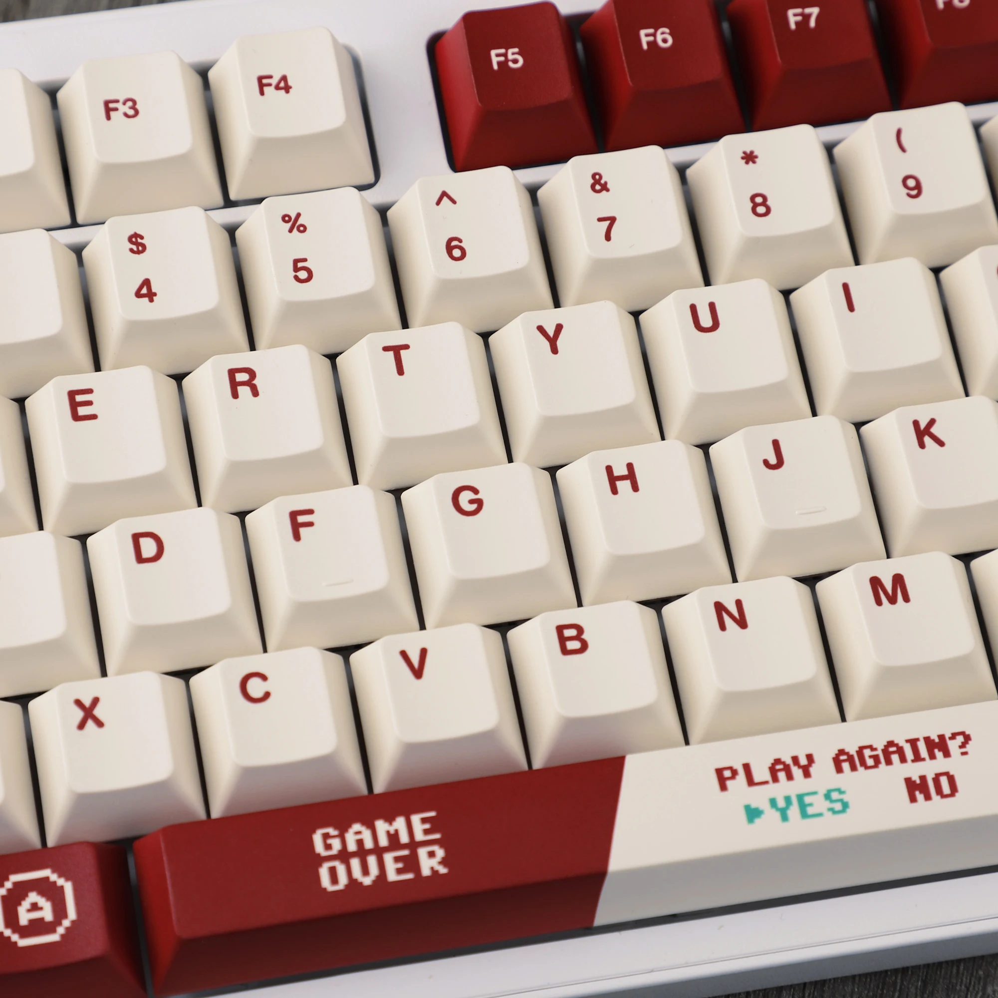 PBT, perfil de cereja, TKL, GK61, 96 GMMK, MX, teclado FC, grosso