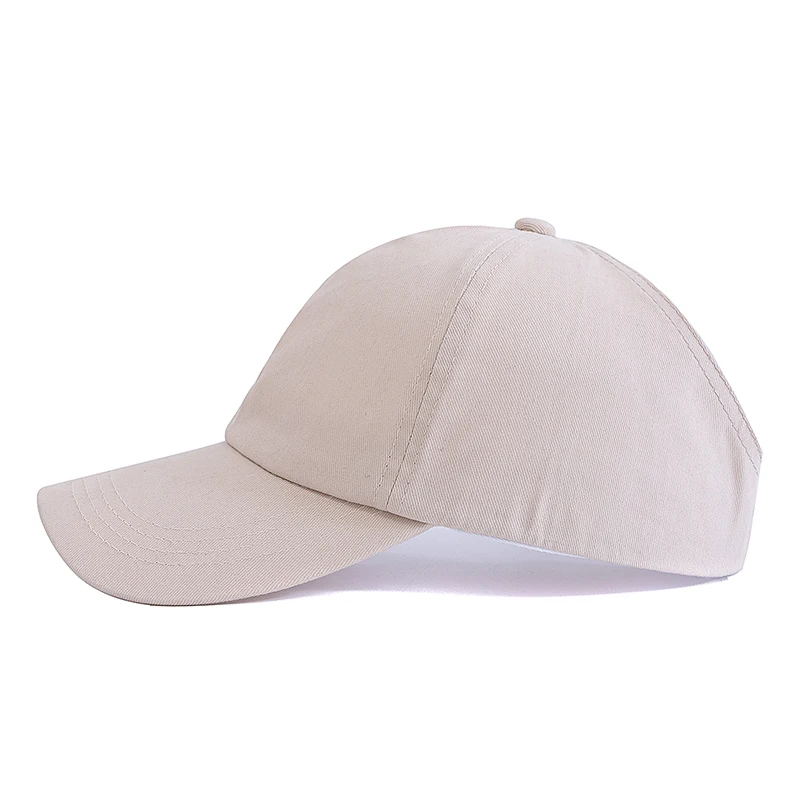 New Fashionable Women's Solid Ponytail Cap Adjustable Outdoor Female Summer Hat Streetwear Dopamine Color Cap