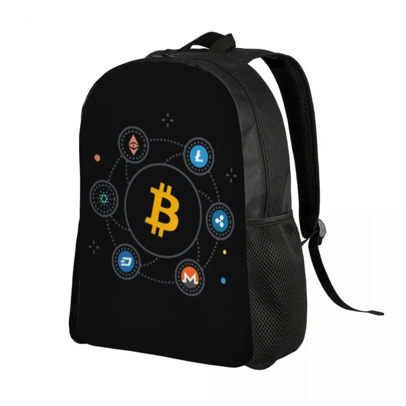 

Персонализированные рюкзаки для криптовалюты для мужчин и женщин, модная сумка для книг для школы, колледжа, BTC, криптовалюты, сумки для криптовалюты
