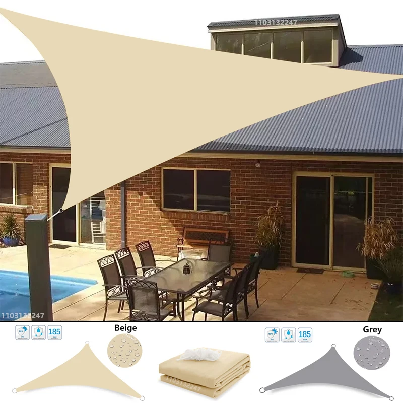 Shade Sail Shade Sail Waterproof Garden Shelter UV Blocking Sun Protection Awning Canopy For Patio Garden Yard Backyard Camping Pool