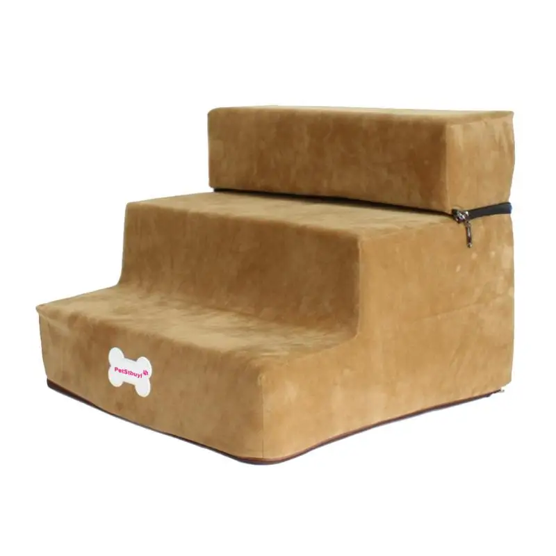 Foldable Dogs Beds Anti-slip Dog Stairs Pet 3 Steps For Small Dog Cat House Ramp Ladder Bed