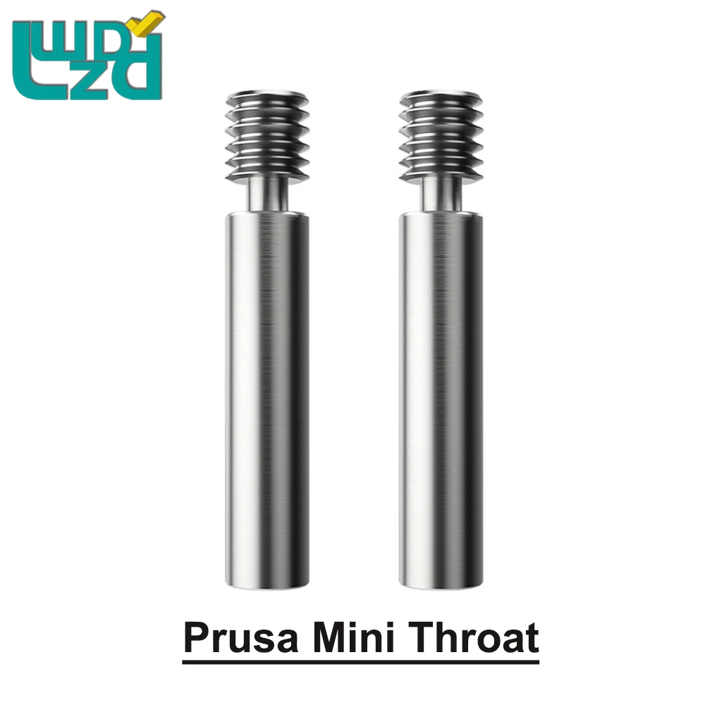 Prusa 미니 Throat 티타늄 합금 M6 스레드 NF Prusa 미니 히트 브레이크 3D 프린터 부품, V6 핫엔드 스로트, 1.75mm 필라멘트, 1PC