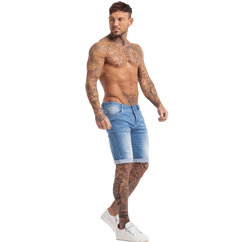 Mens Shorts Jeans Denim Shorts Black 