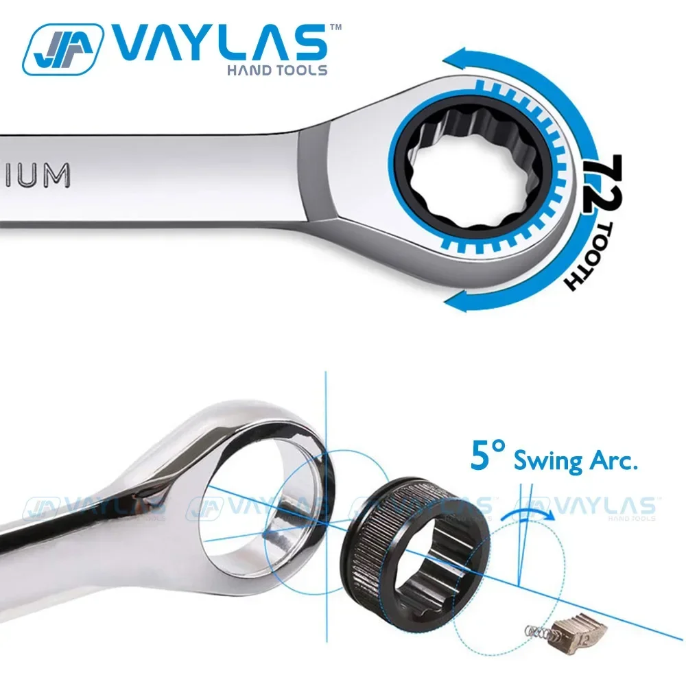 72T Ratchet Wrench Set 5