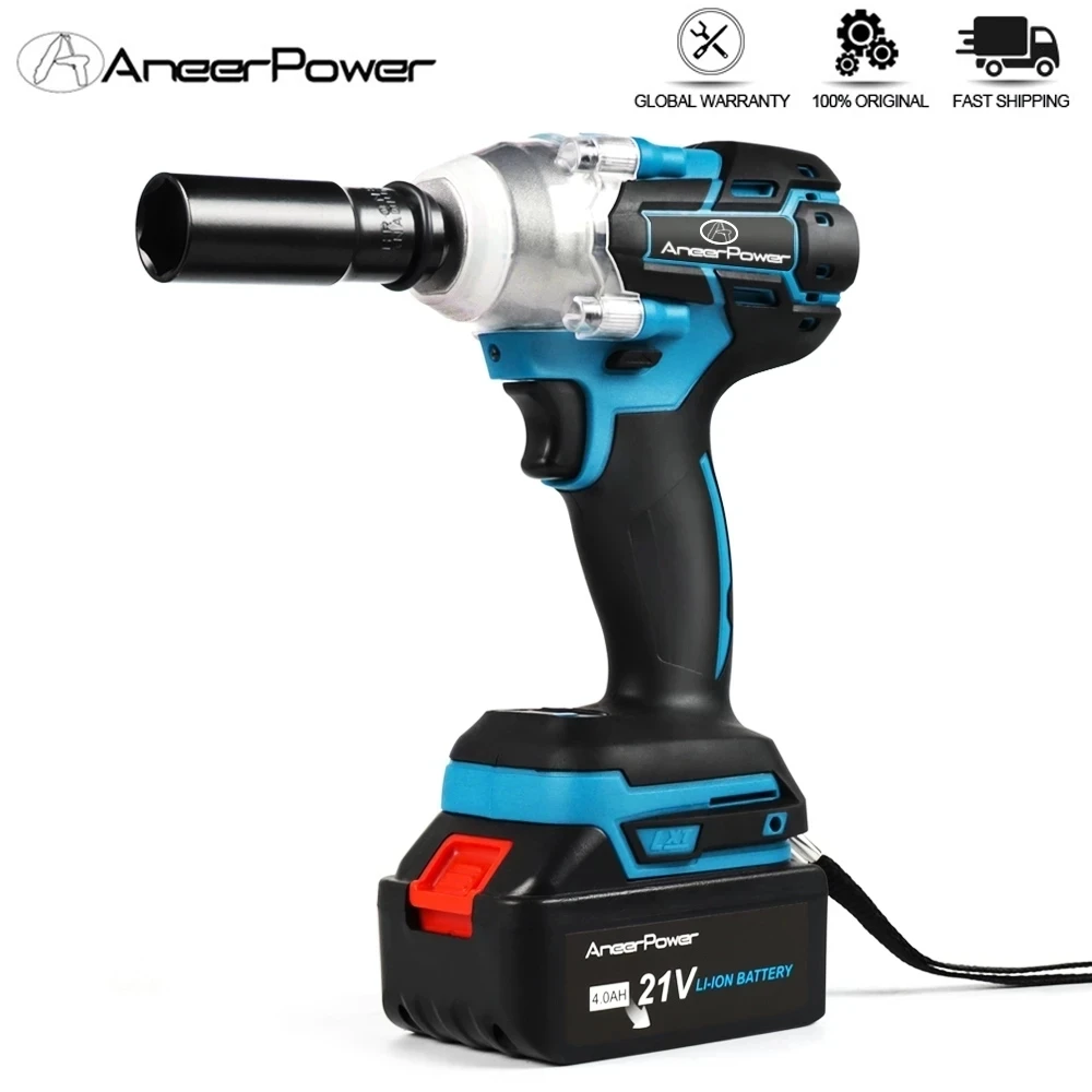 21V Rechargeable Impact Wrench Brushless 1/2 inch Cordless Electric Screwdriver Drill 3 in 1 Power Tools 6000Mah Lithium Battery battery for cube alldocube iplay 20 pro tablet pc iplay20 new li po rechargeable accumulator 3 8v 6000mah