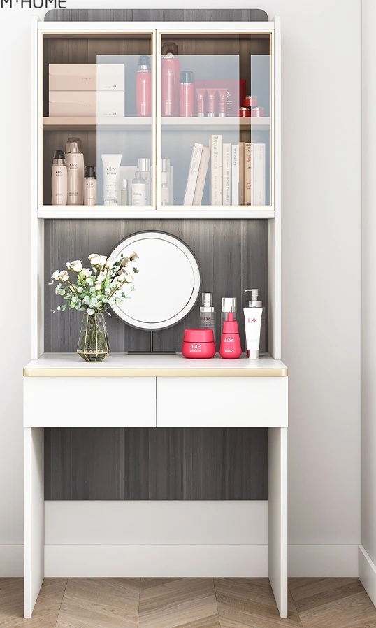 

Туалетный столик, стеклянная искусственная роскошь, роскошное ощущение роскоши в спальне, современный простой шиферный туалетный столик