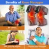 Eletric Heating Knee Massage Instrument Vibrator Knee Pad Joint for Osteoarthritis Elbow Leg Arthritis 4