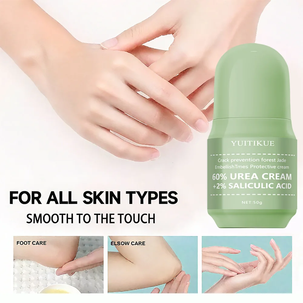 YUITIKUE Protective Cream 60% Urea Cream 2% Salicylic Acid Moisturizing and Repairing Anti-Dryness Hand Cream