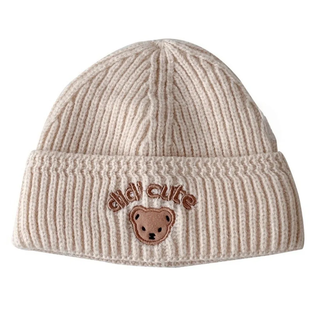 Crochet Wool Baby Beanie Cap for Toddler Boys and Girls