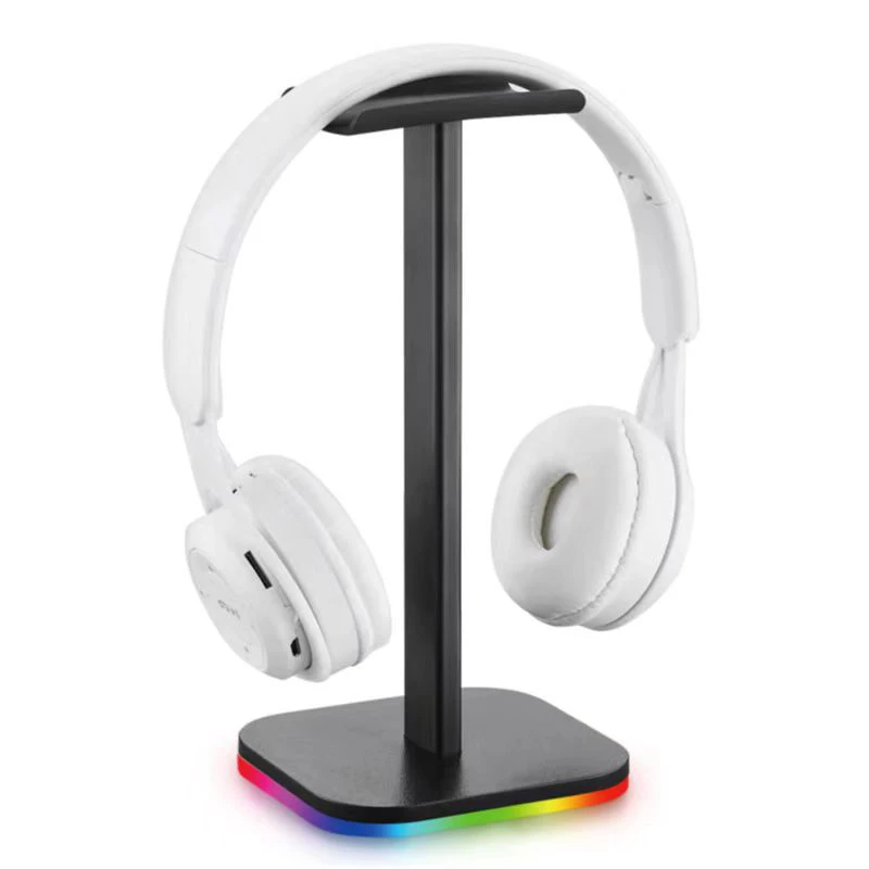 Support pour casque de jeu RGB, Support pour affichage de bureau