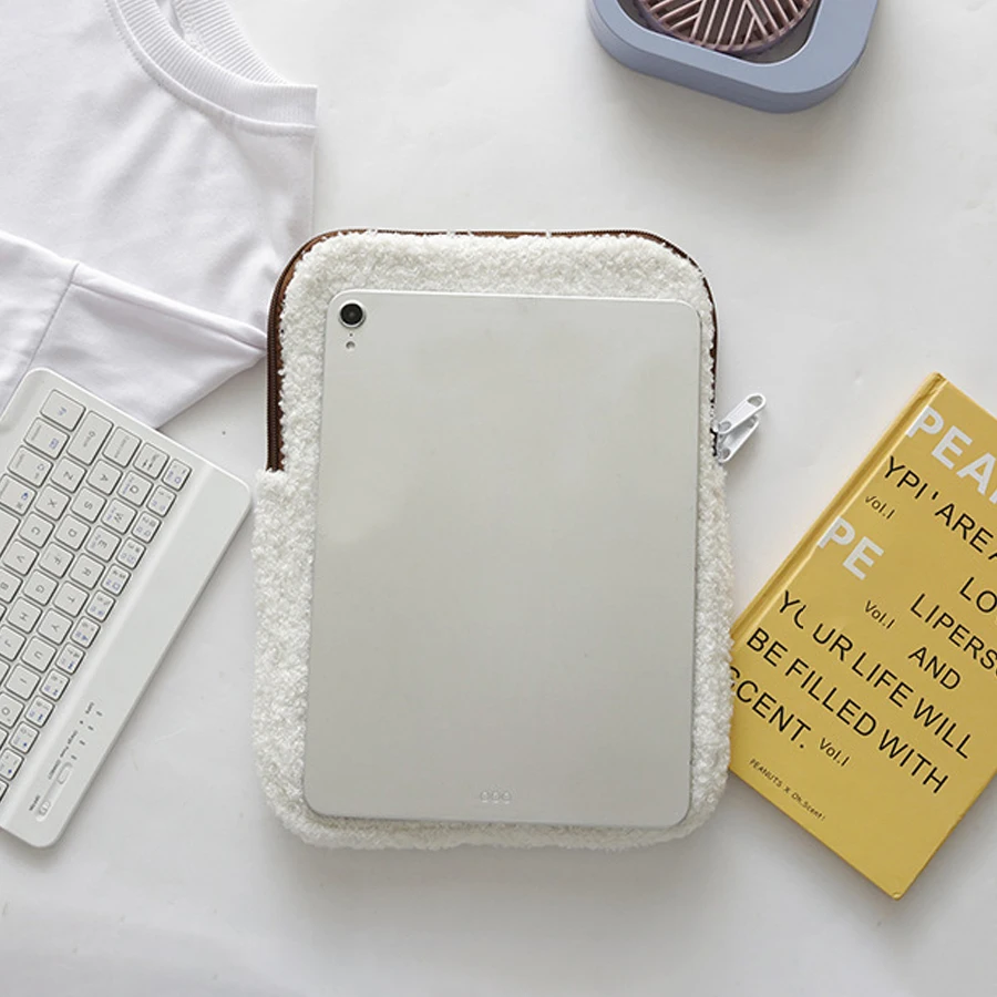 Adorable Plush Tablet & Laptop Sleeve Case - Universal Fit