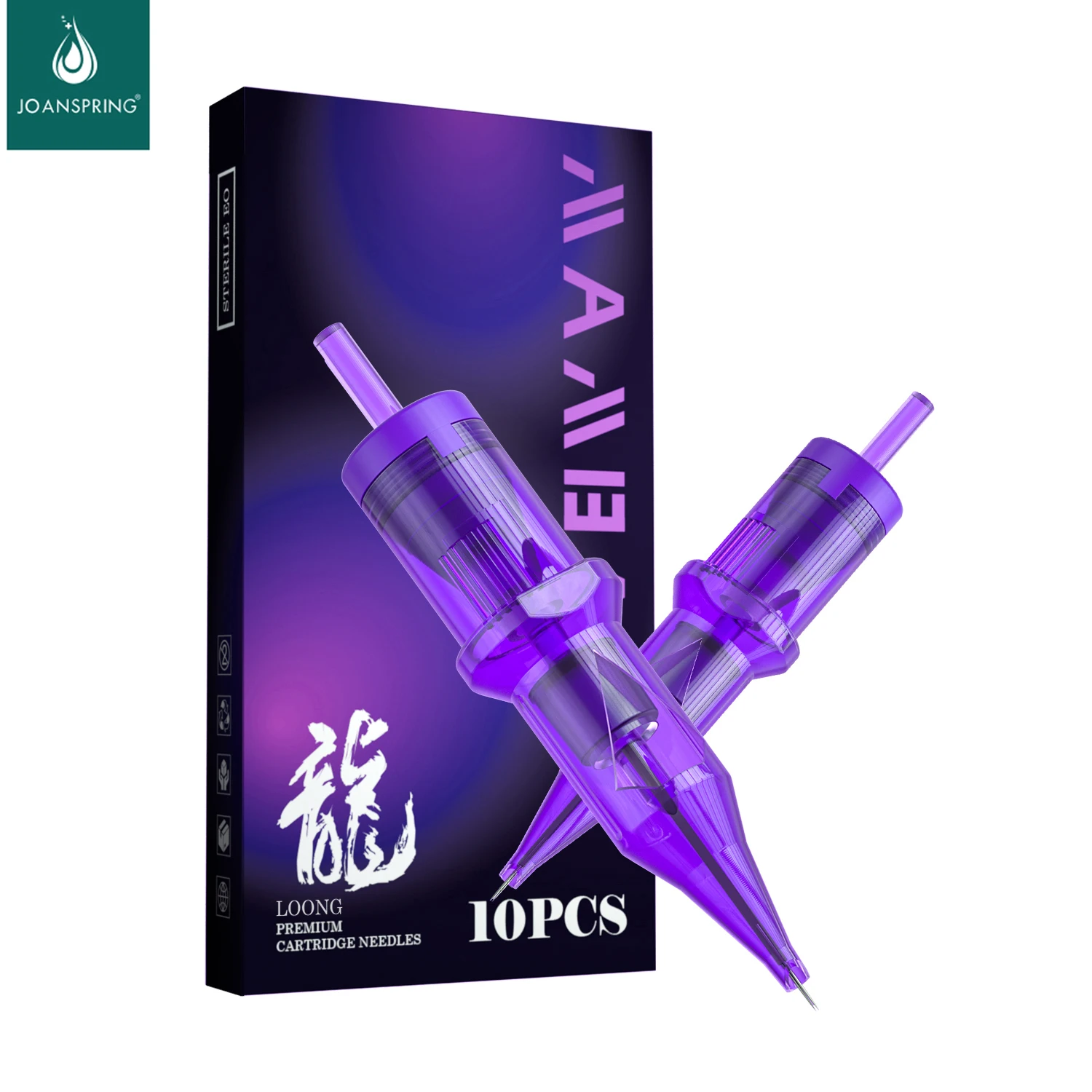 Mamba LOONG 10pcs Cartridge Tattoo Needles RL RS RM M1 0.3MM 0.35MM