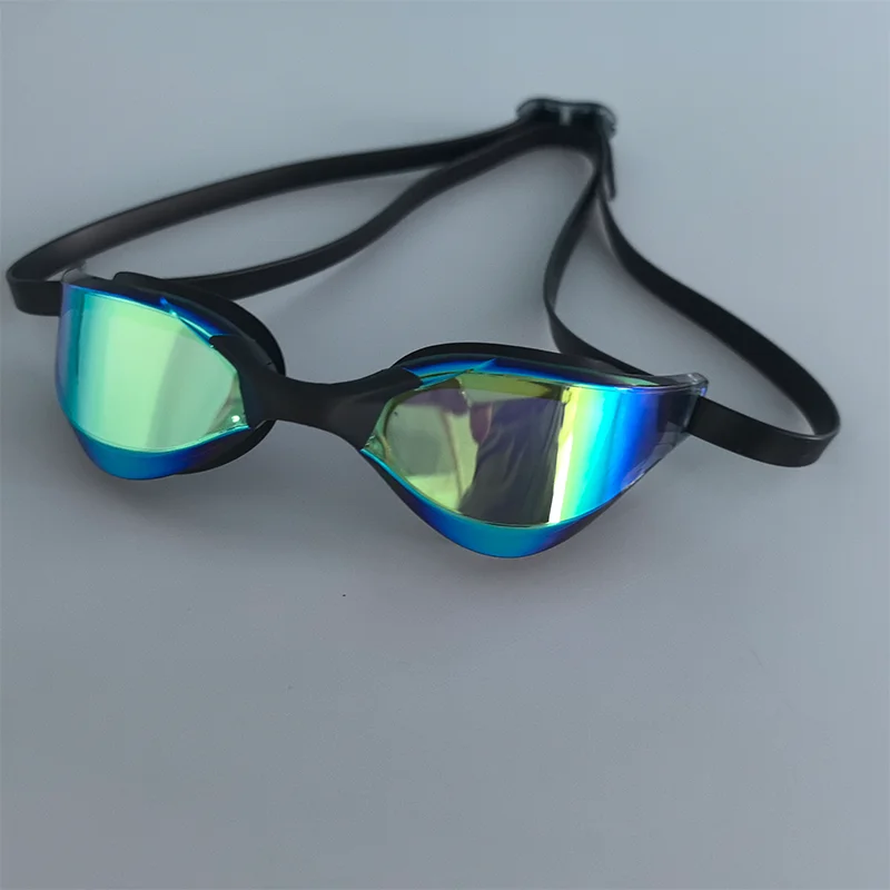 Professional high-definition racing anti-fog waterproof goggles can adjust the size of the bridge of nose and fit comfortabl swimming goggles