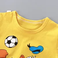 Survêtement d'été 2 pièces pour garçons, ensemble de vêtements décontractés pour enfants de 1 à 4 ans, T-shirt et short, dessin animé Donald Duck 2