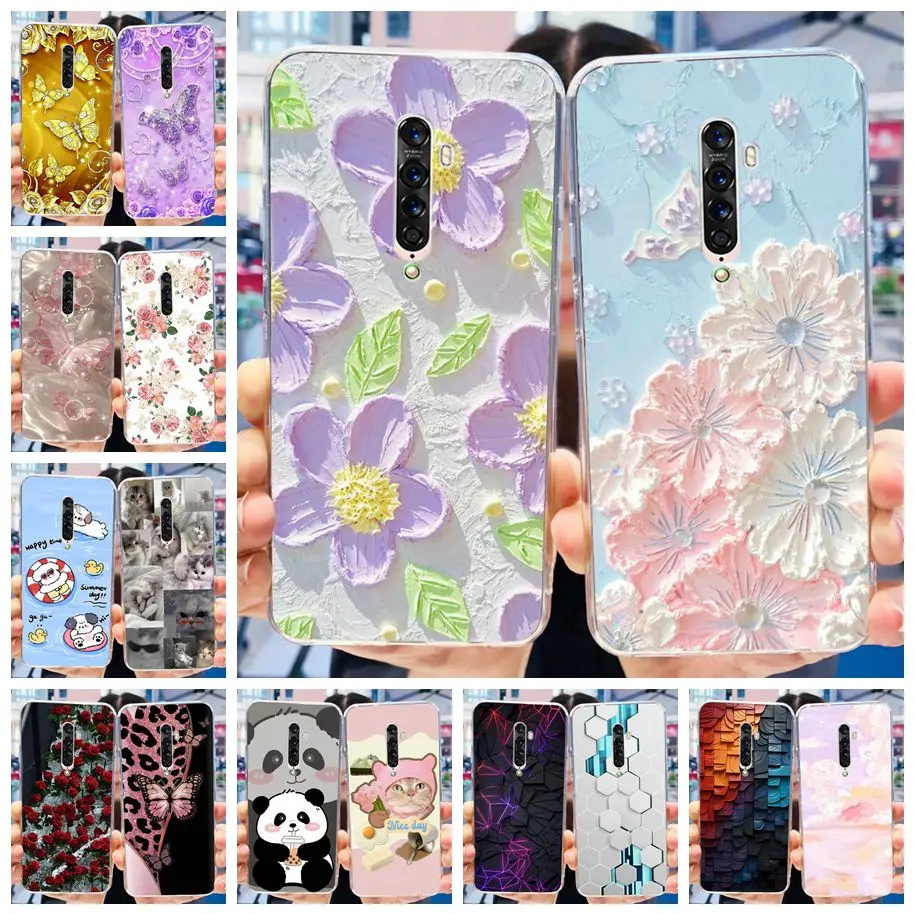 Stylish Shockproof Flower Silicone Case