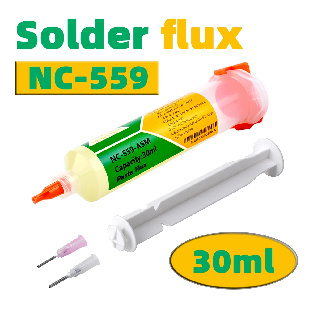 KEK Original 559 Flux Solder Paste 10ml Needle Tube Flux Desoldering Drag Soldering Rosin Agent