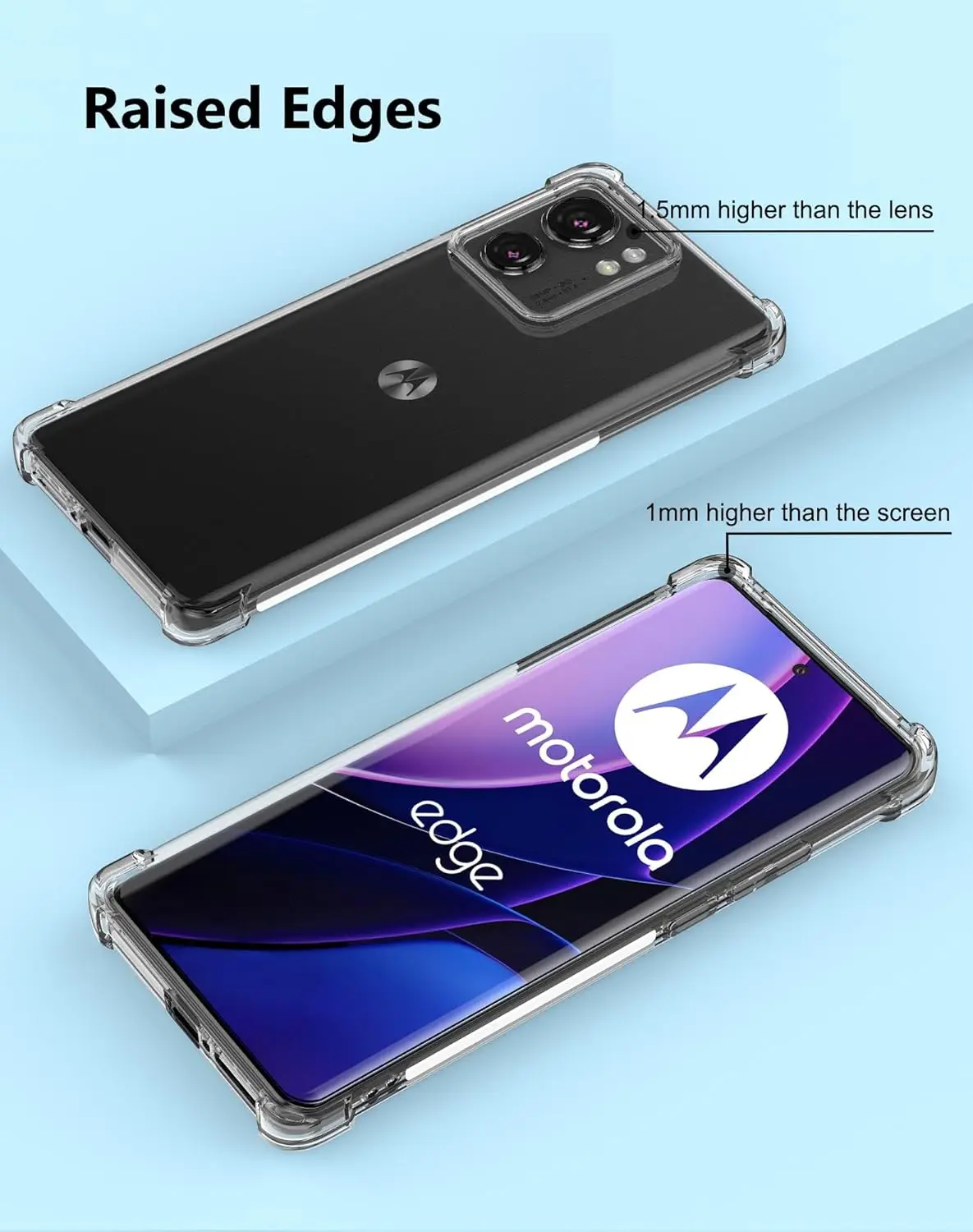 Crystal Clear Anti-Slip Shockproof TPU Case