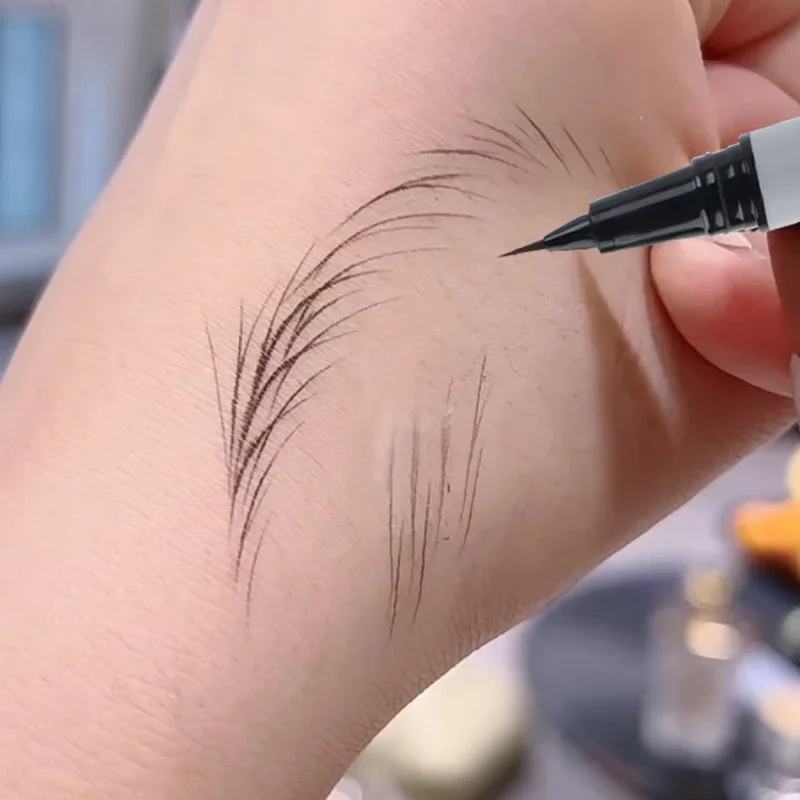 

Waterproof Liquid Eyebrow Pencil Easy To Color Sweat-proof Eyebrow Pen Ultra Thin Head Long Lasting Natural Eye Makeup Cosmetic