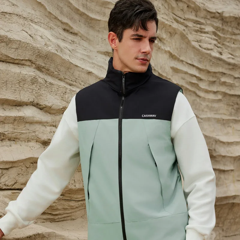CAIIAWAV Authentic Golf Vest Men's Down Cotton GOLF Tank Top Coat New Graphene Energy Warmth