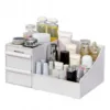 Makeup Organizer With Drawers Desktop Storage Box for Cosmetics Lipstick Brushes Lotions Eyeshadow 3
