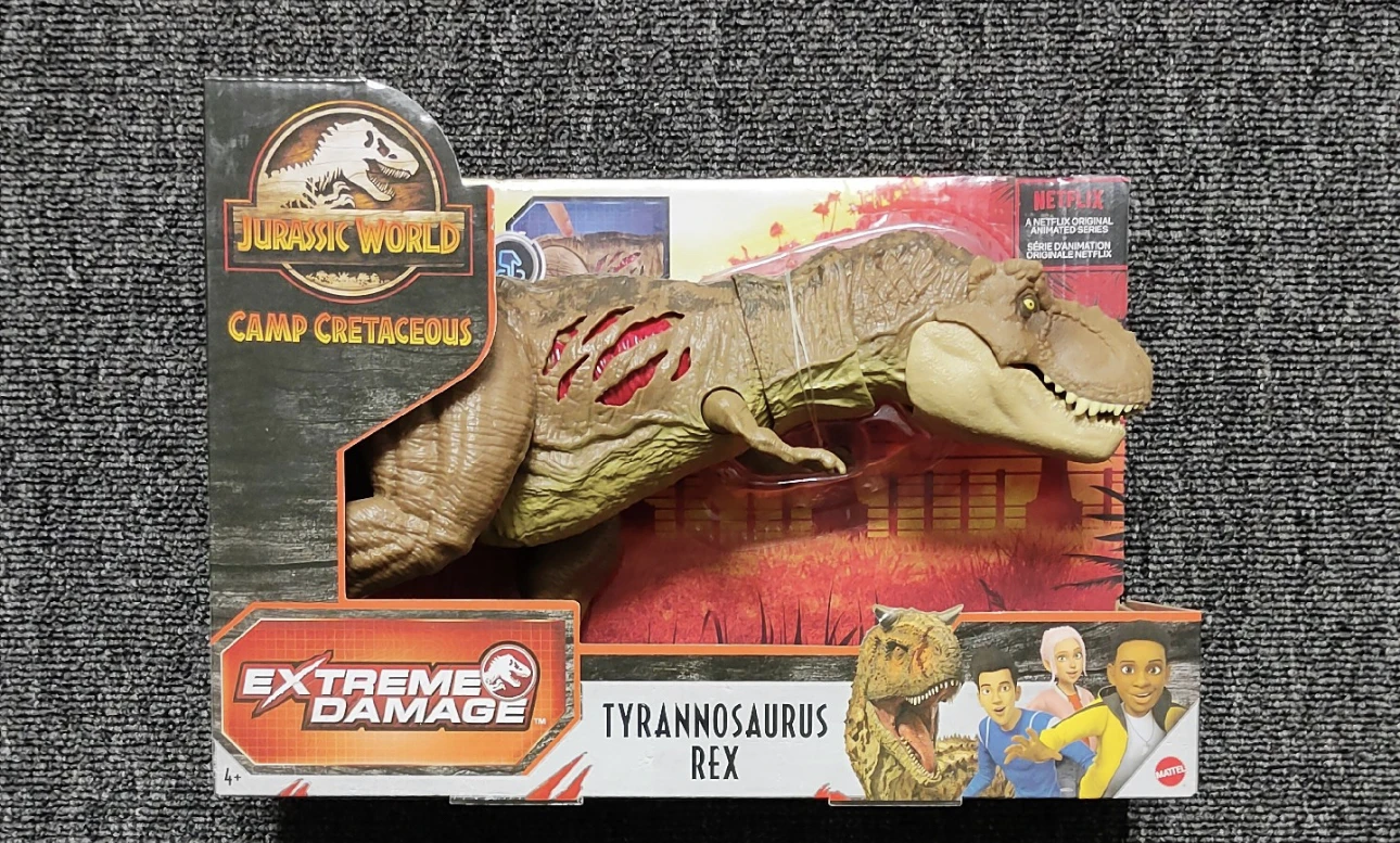 thumbnail image 1 of Figuras de juguete de Jurassic World Destroy 'N Devour Indominus Rex Velociraptor Massive Biters Sarcosuchus Camp Cretaceous Boy Toys Regalo, 1 of 5
